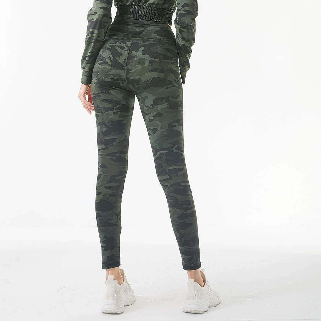 Lydaa SPORTS YOGA STRIPE LEGGINGS set