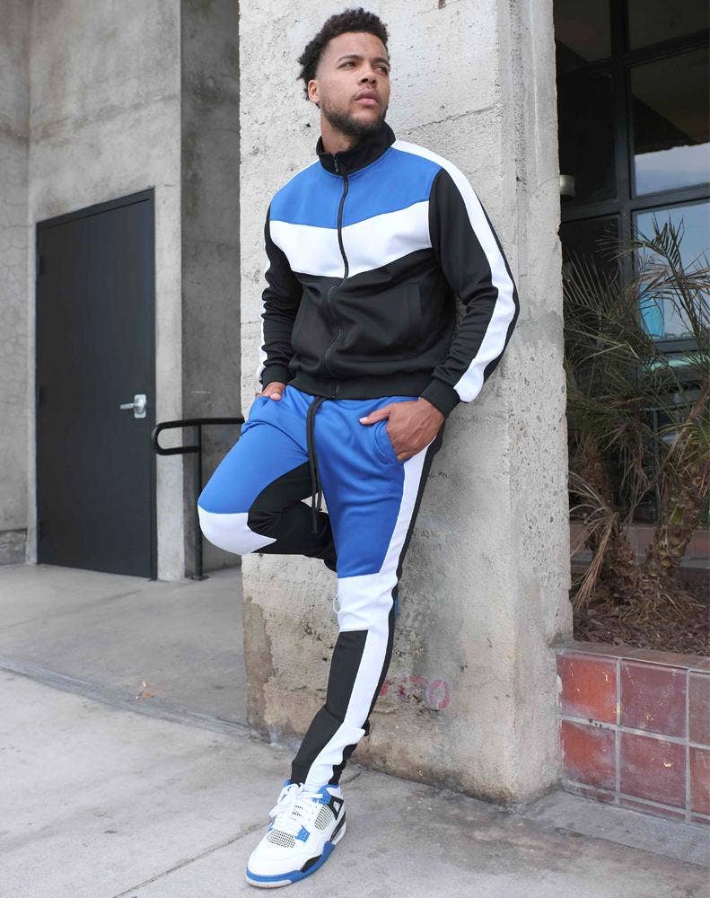 ST553 Color Block Track Suit (Prepack)