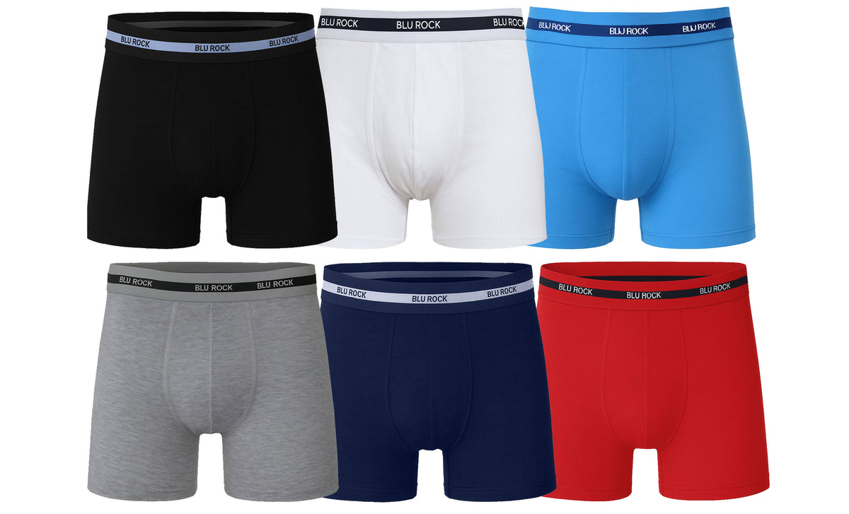 Men's 8-Pack Cotton Stretch Boxer Briefs (S-2XL)