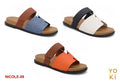 FIRE SALE YOKI Women's Slip On Footbed H-Band Upper Sandal