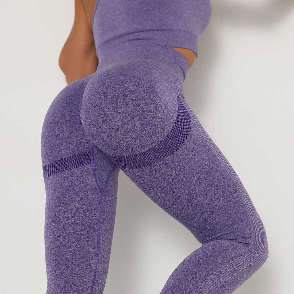MB FASHION Seamless High-Waisted Contouring Legging 6204LY-2