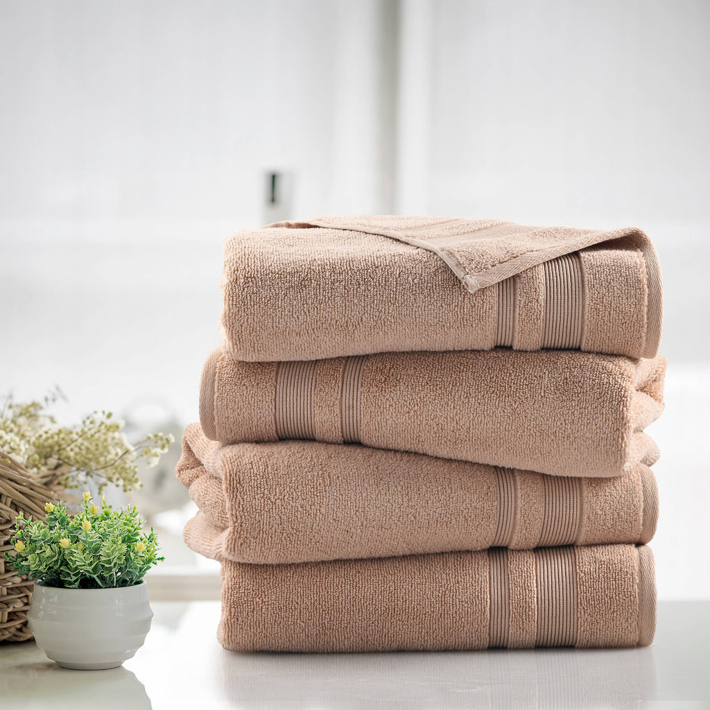 Kathy Ireland Zero Twist 100% Cotton Plush Bath Towels
