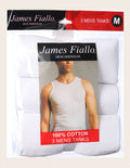 Men's James Fiallo 3 Pack Cotton A-Shirt Tank