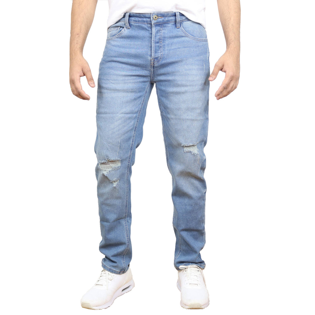 Men's Stretch Ripped Jeans