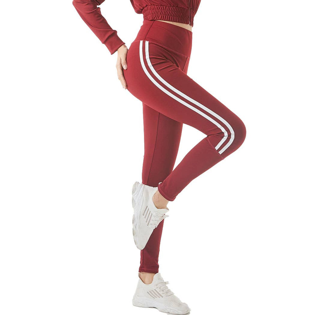 Lydaa SPORTS YOGA STRIPE LEGGINGS set