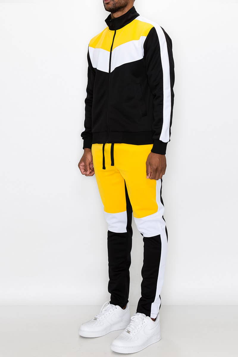 ST553 Color Block Track Suit (Prepack)