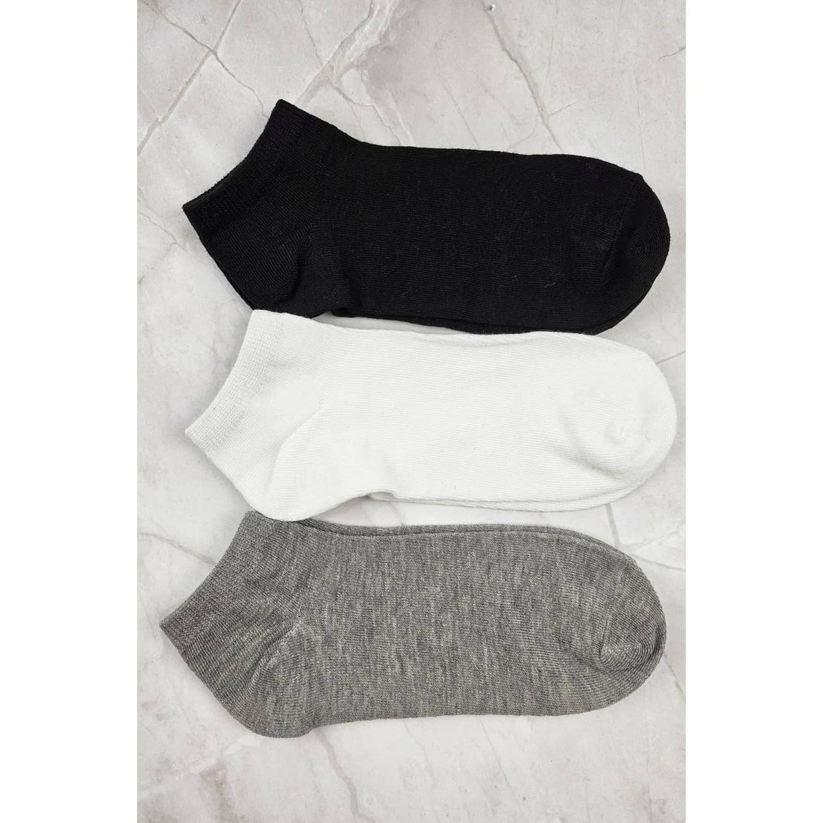 BASIC COLOR SOLID SOCKS FOR WOMEN