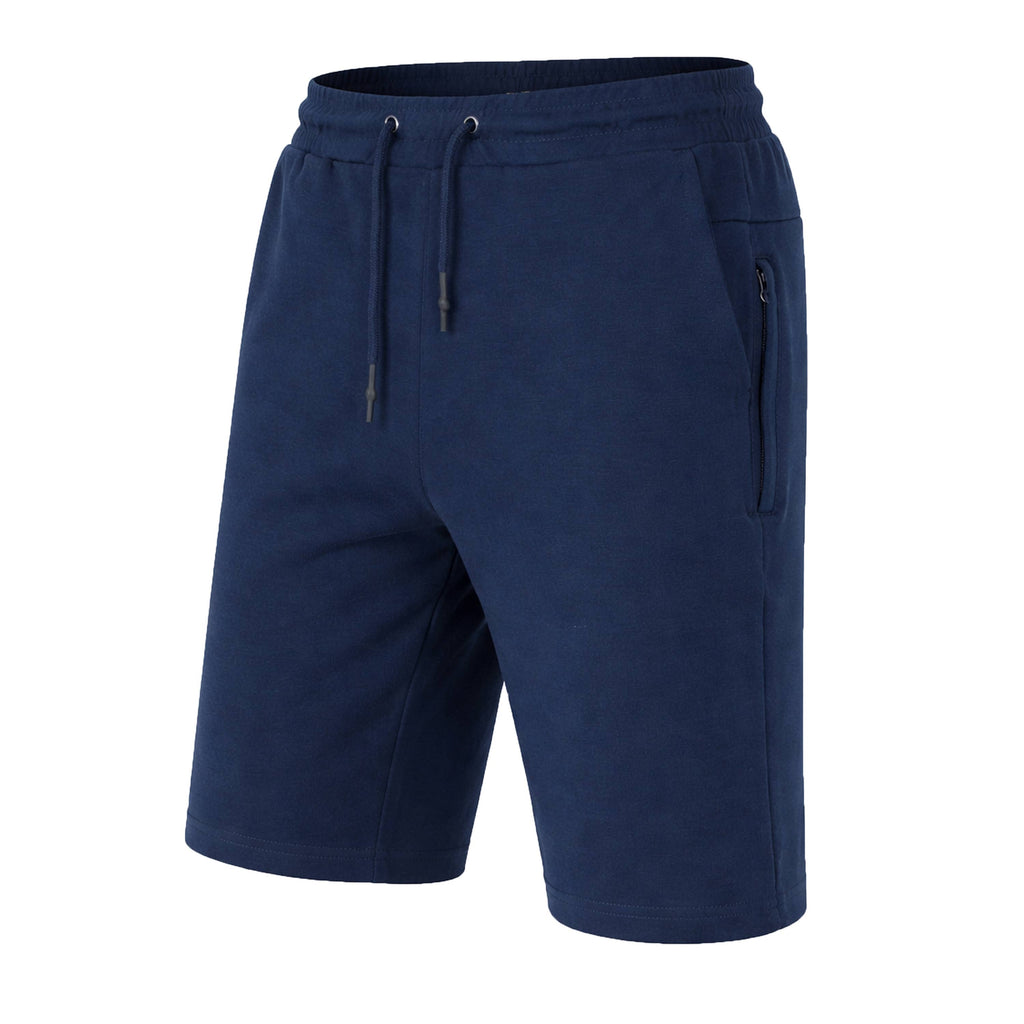 Men's Tech Fleece Jogger Lounge Shorts W Zip Pocket (S-5X)