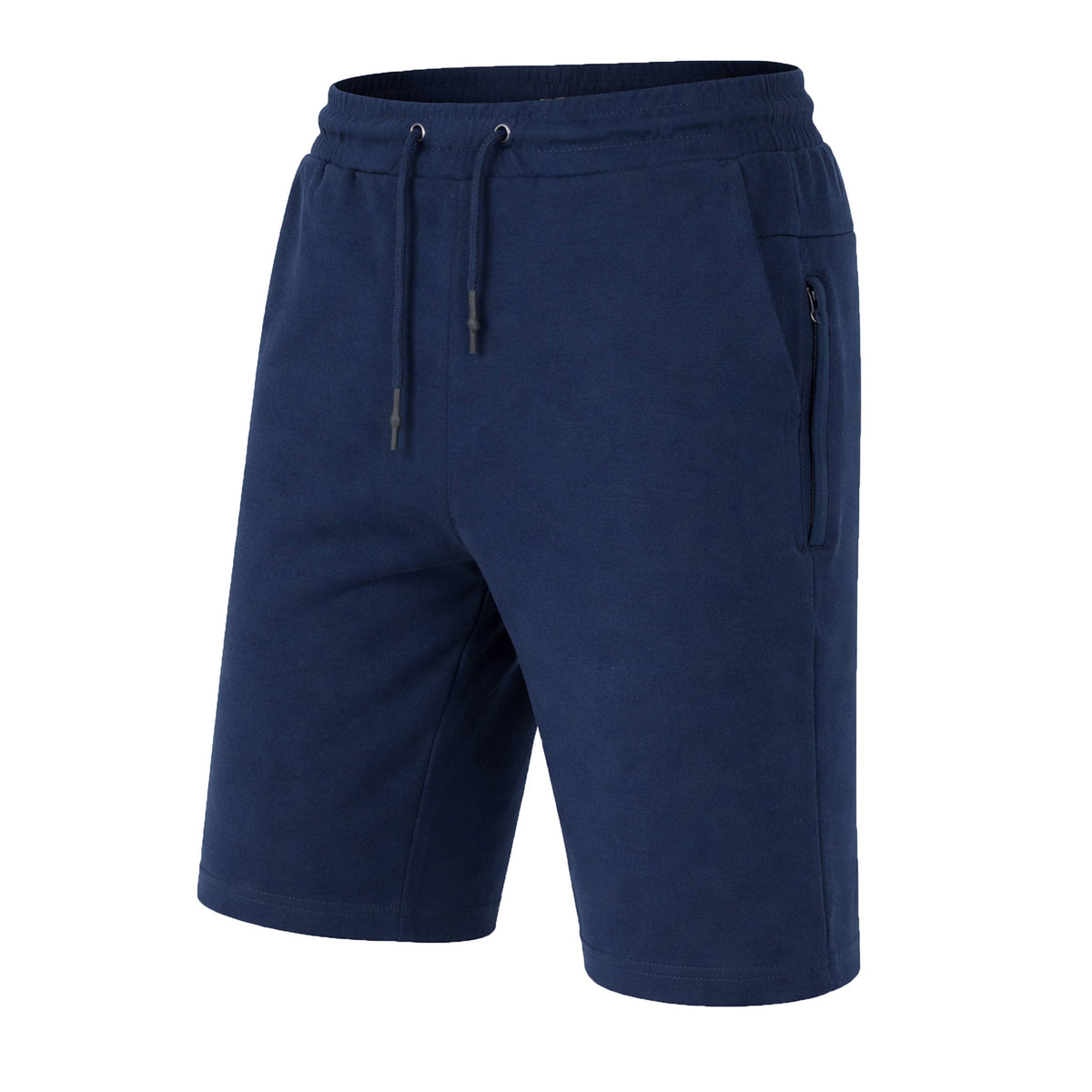Men's Tech Fleece Jogger Lounge Shorts W Zip Pocket (S-5X)