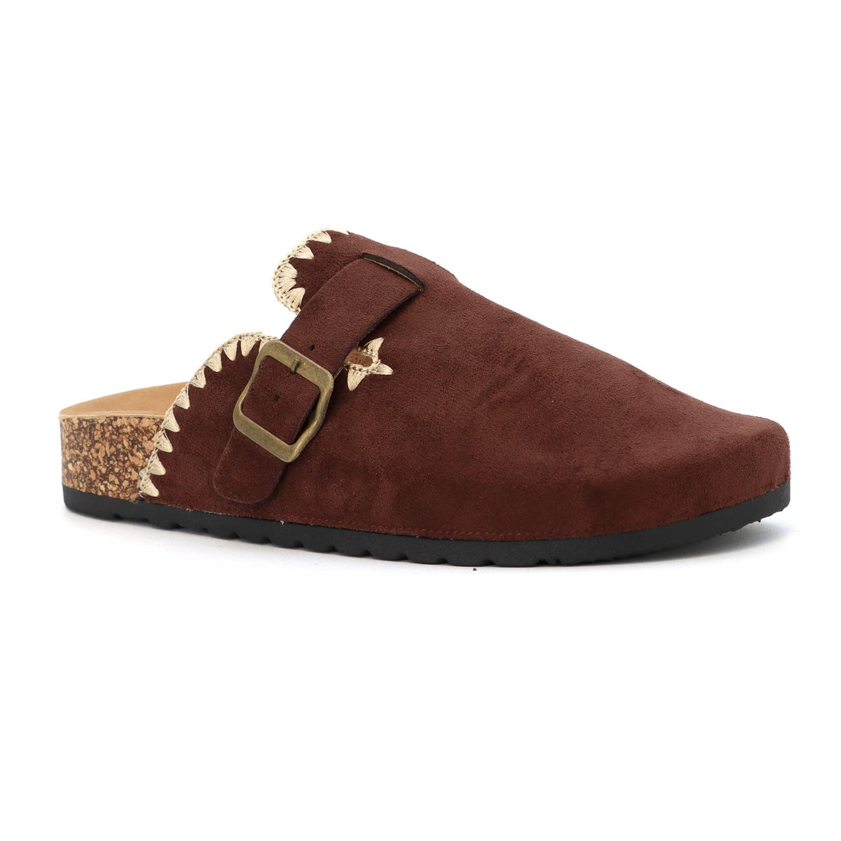 FIRE SALE YOKI Women's Faux Suede Stitch Clog