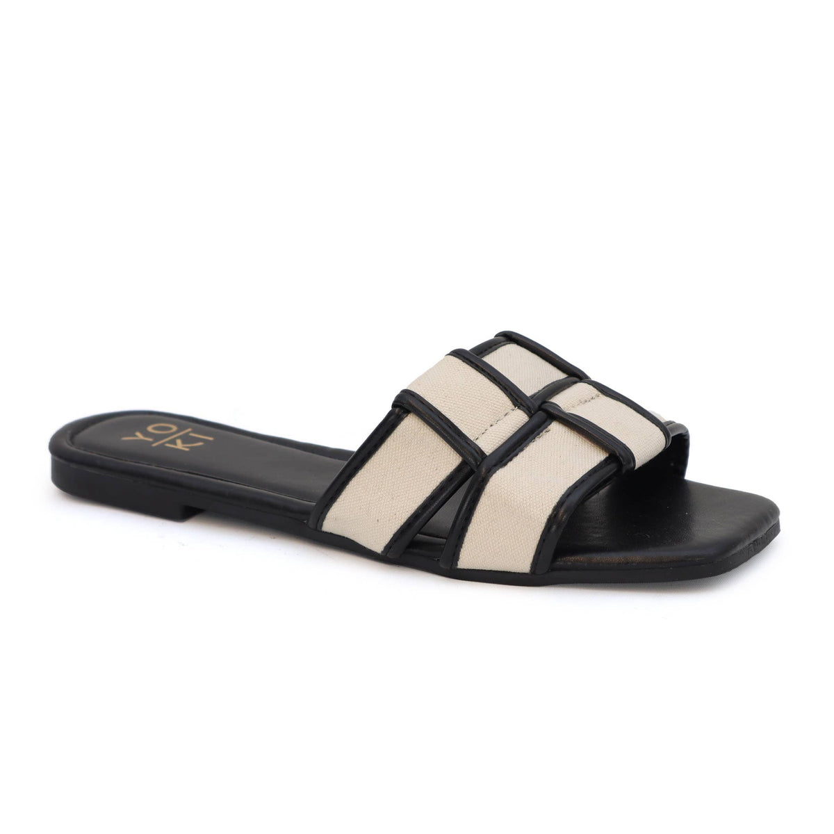 FIRE SALE YOKI Women's Woven Flat Open Toe Sandals