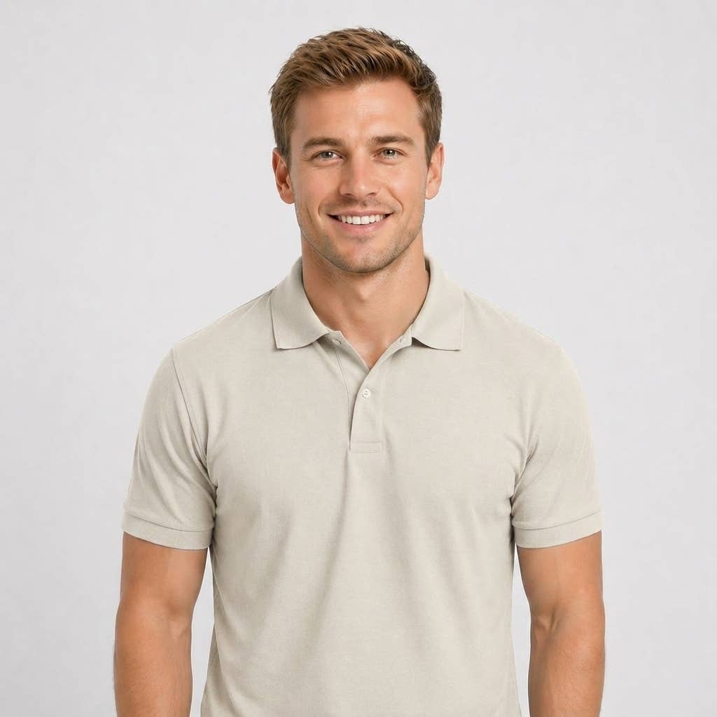 Men’s Premium Pique Cotton Polo Shirt – Breathable, Stylish