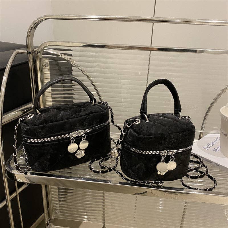 Cleo Brooke Chain-Strap Mini Crossbody Bag