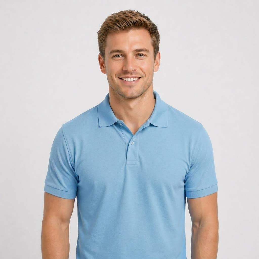 Men’s Premium Pique Cotton Polo Shirt – Breathable, Stylish