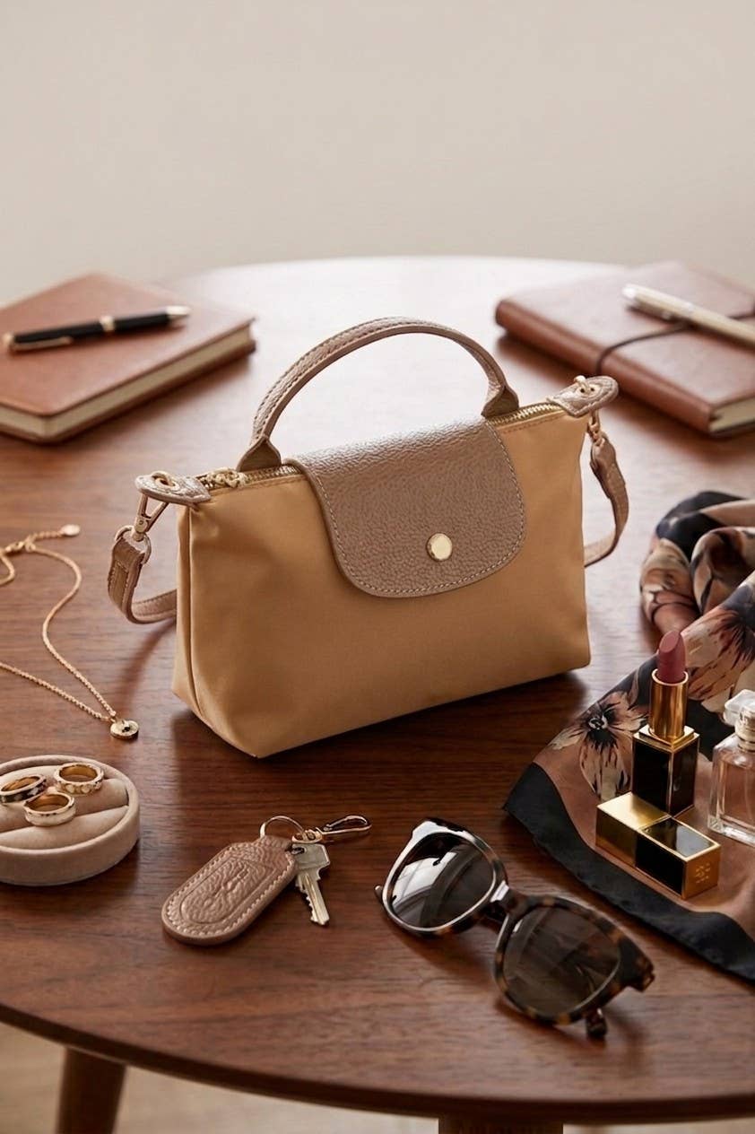 Trendy Color Block Flap Mini Handbag Zenana Consgt.