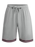 LeeHanTon Men's Basketball Shorts With Stripe
