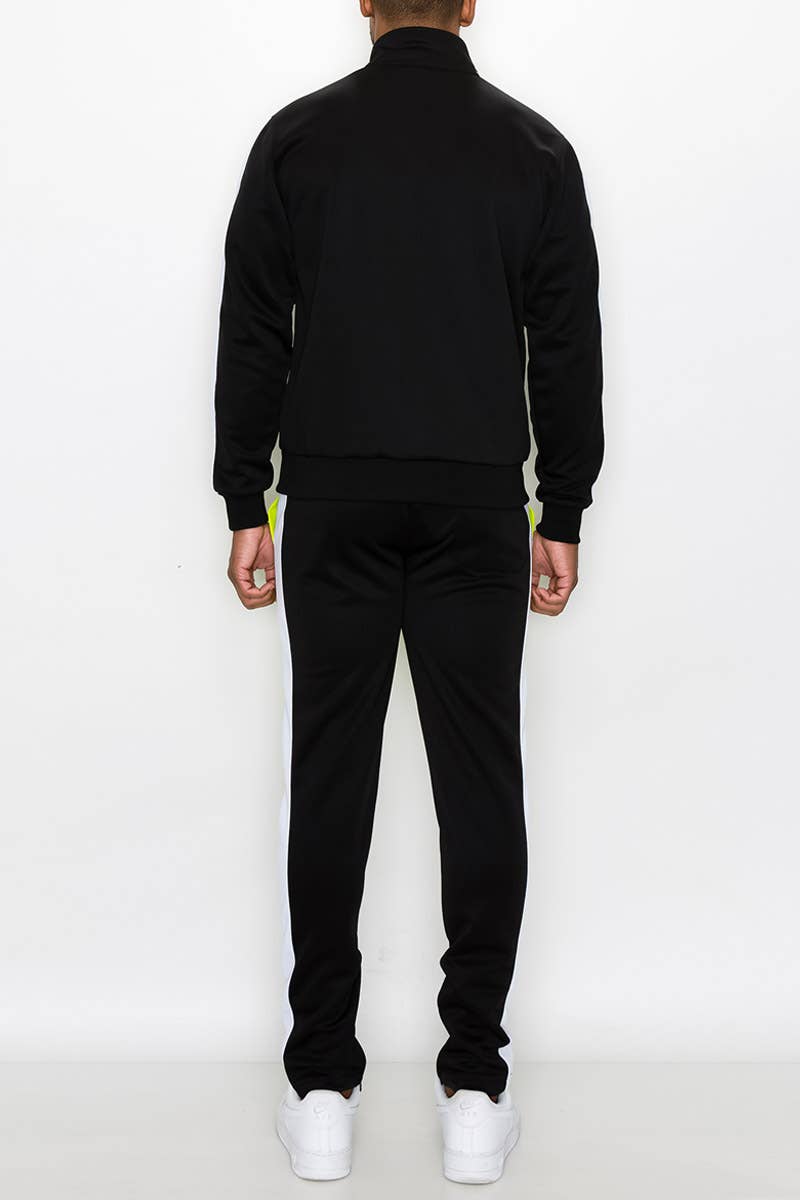 ST553 Color Block Track Suit (Prepack)