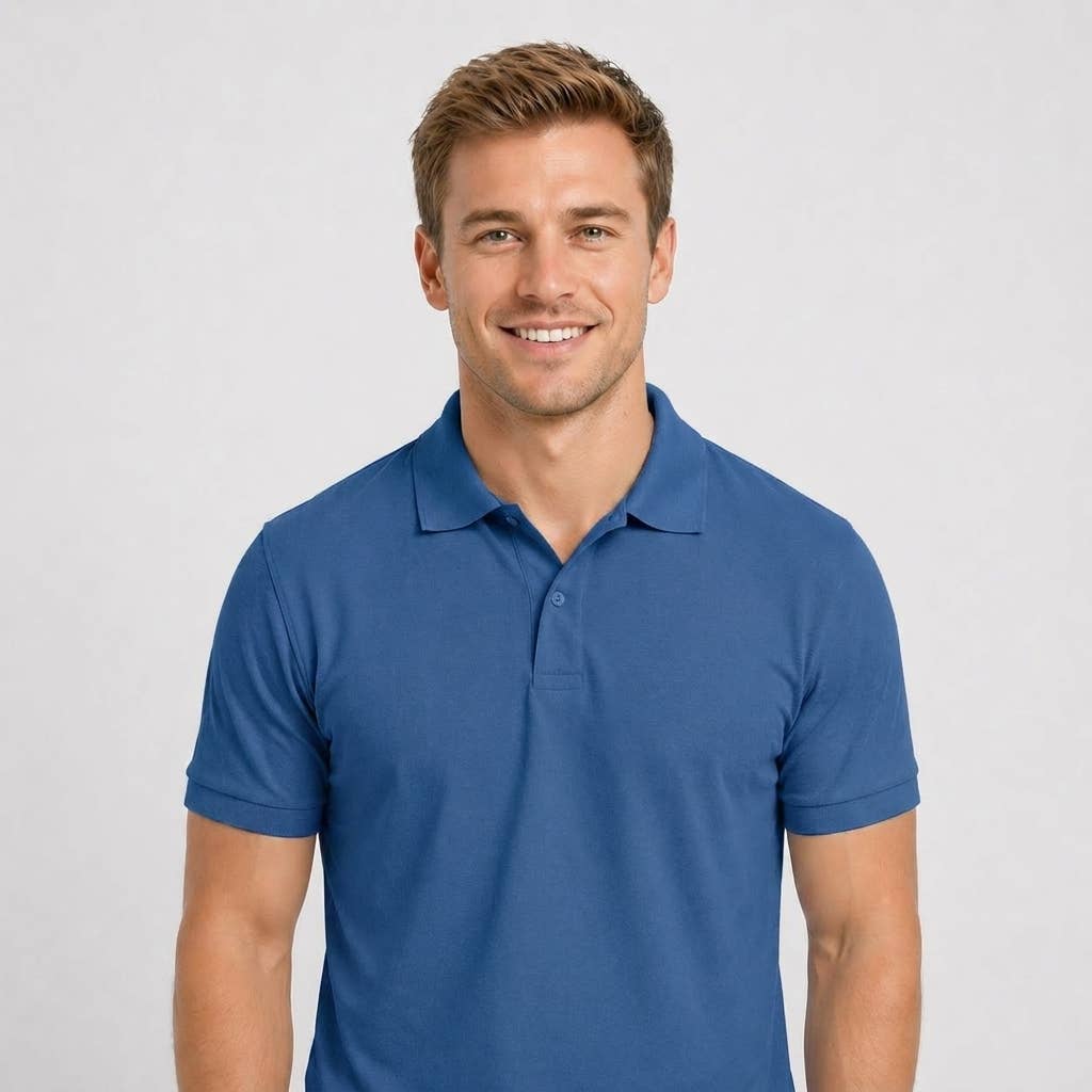 Men’s Premium Pique Cotton Polo Shirt – Breathable, Stylish