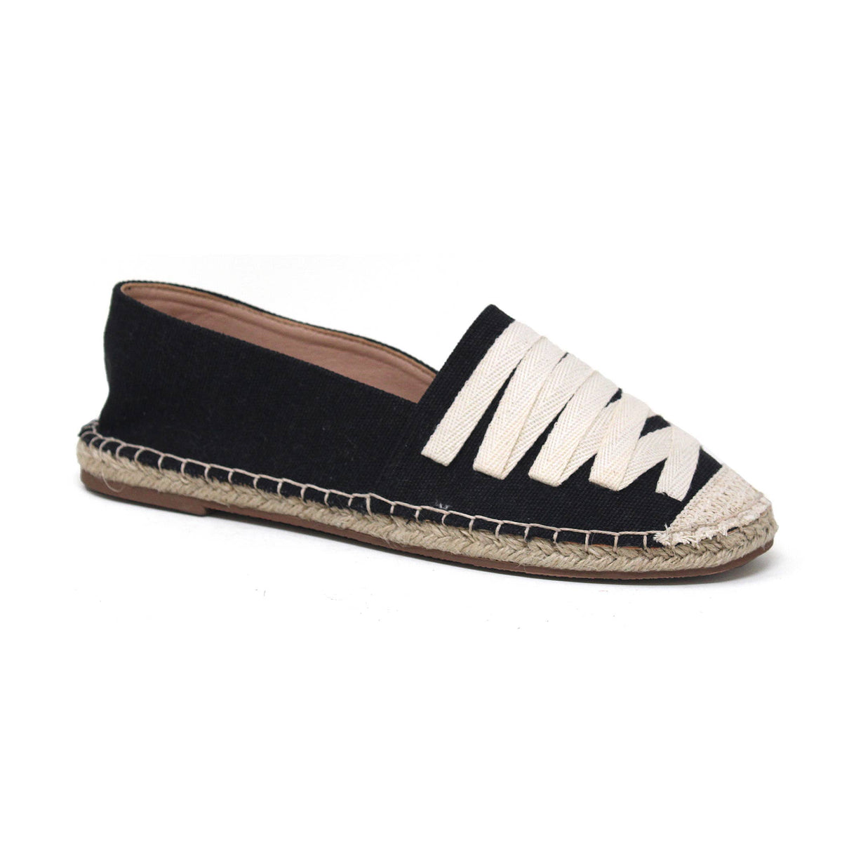 YOKI LEIA-12 Women's Cross Strap Style On Front Toe Flat