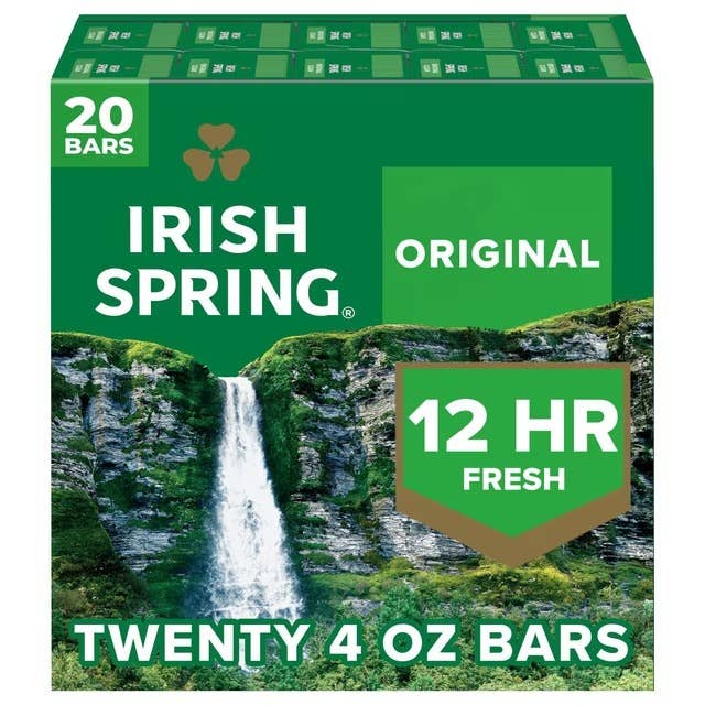 Irish Spring Bar Soap, Original Clean, 4 oz