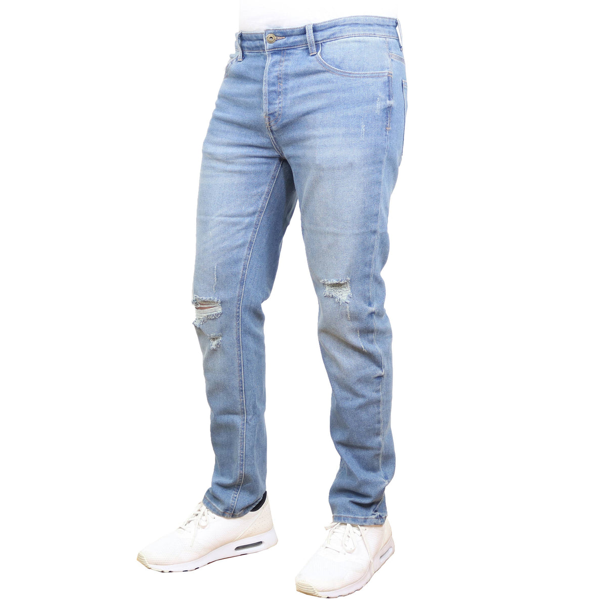 Men's Stretch Ripped Jeans