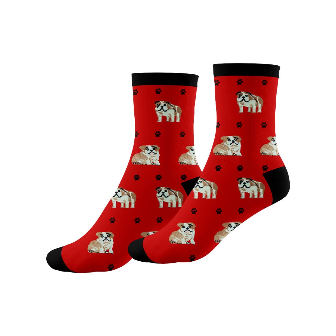 Pet Lovers Crew Unisex Socks - Novelty Socks - Dog Cat Socks