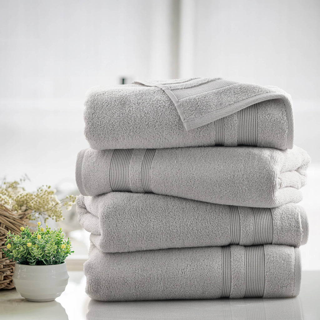 Kathy Ireland Zero Twist 100% Cotton Plush Bath Towels