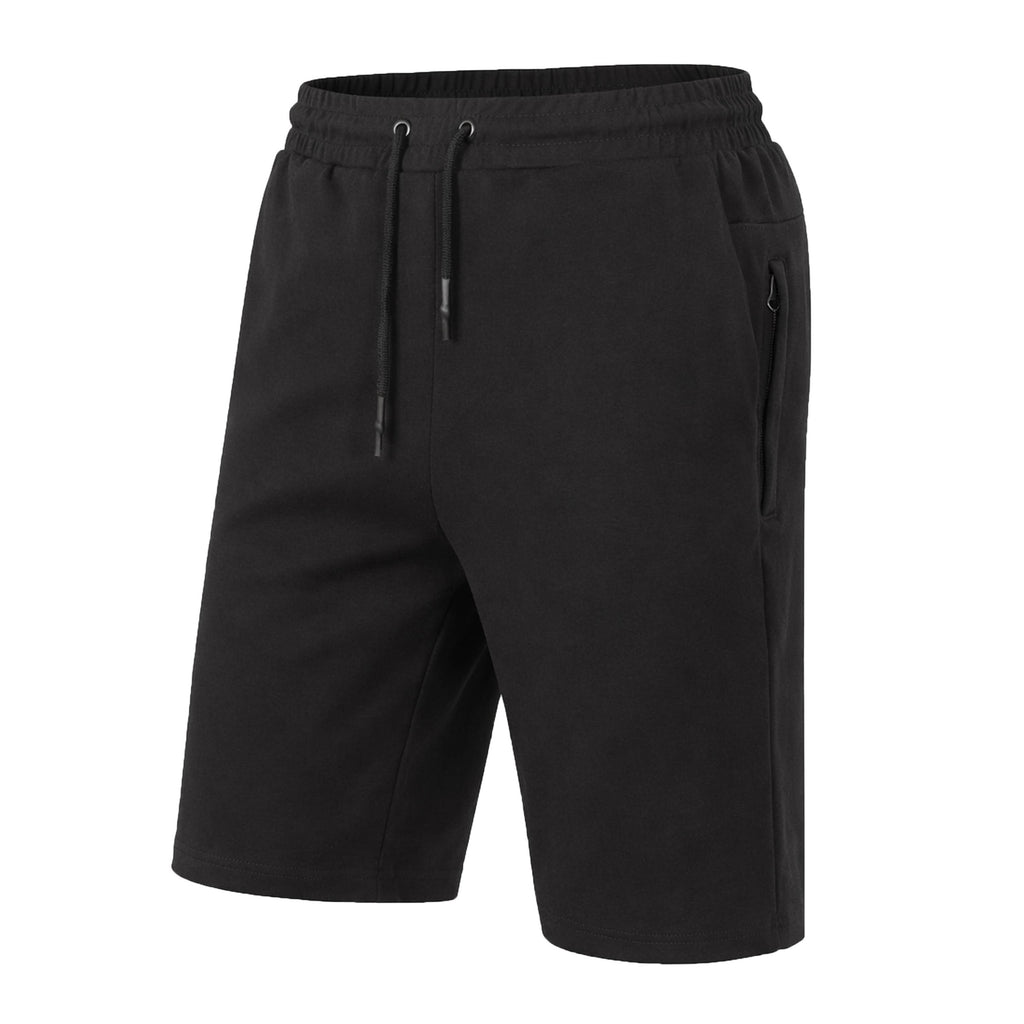 Men's Tech Fleece Jogger Lounge Shorts W Zip Pocket (S-5X)