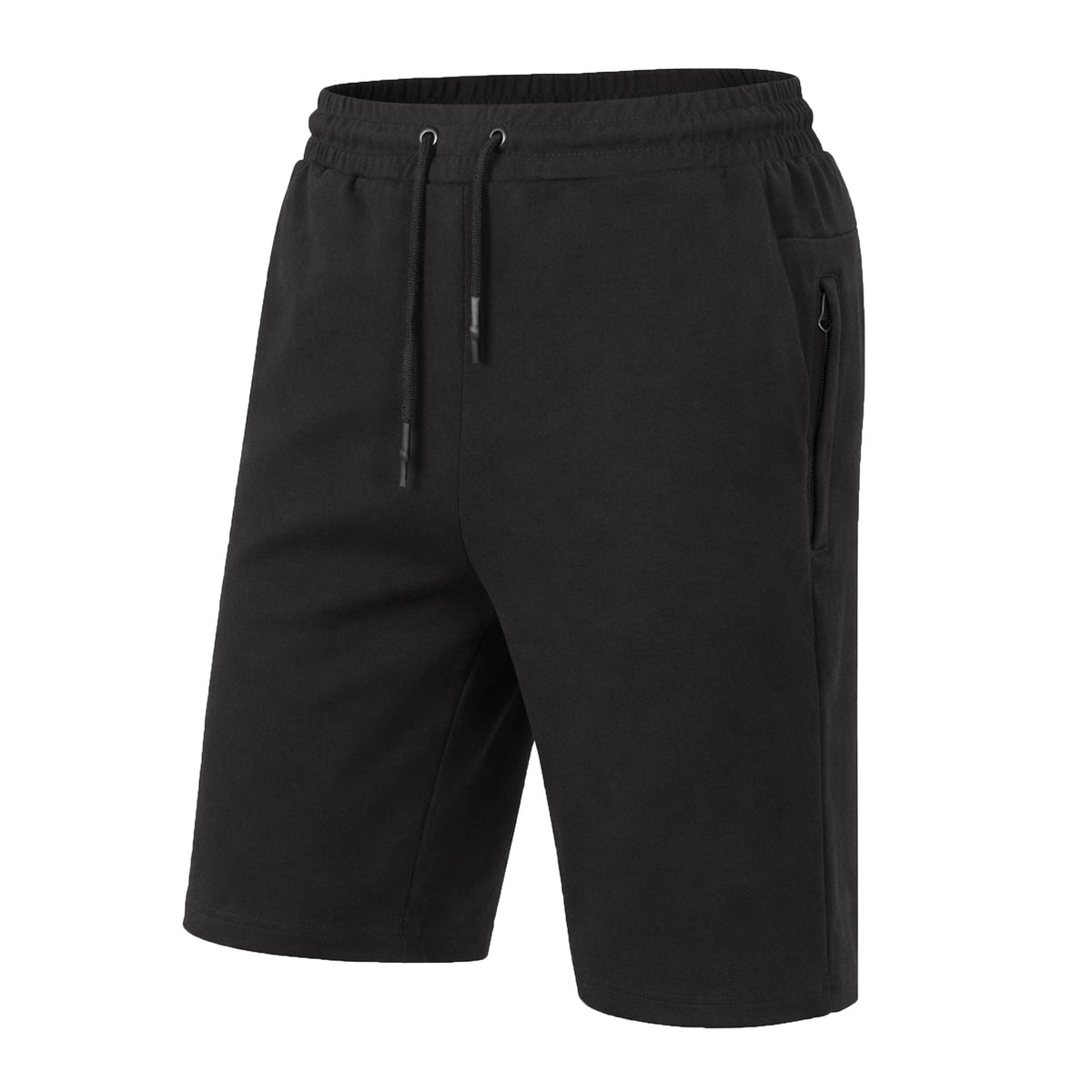 Men's Tech Fleece Jogger Lounge Shorts W Zip Pocket (S-5X)