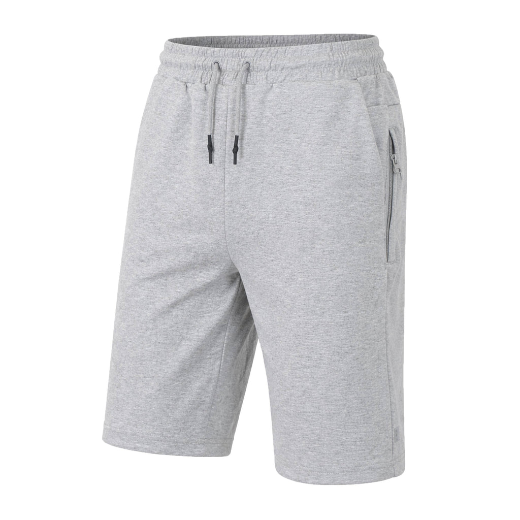 Men's Tech Fleece Jogger Lounge Shorts W Zip Pocket (S-5X)