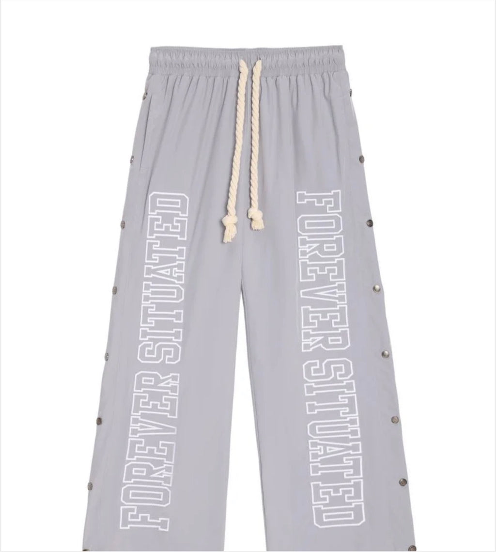 Forever Situated Nylon Track Pants