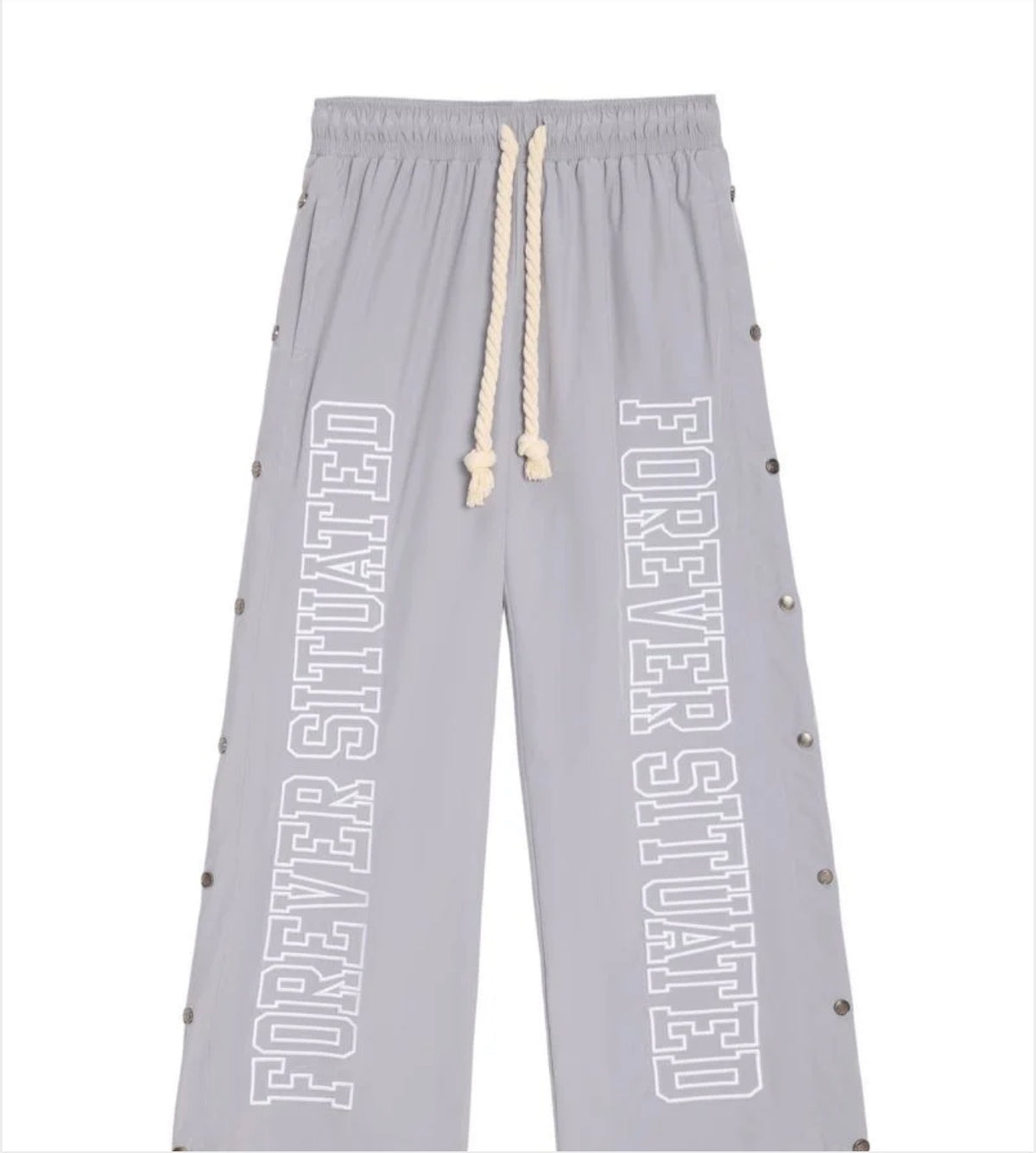 Forever Situated Nylon Track Pants