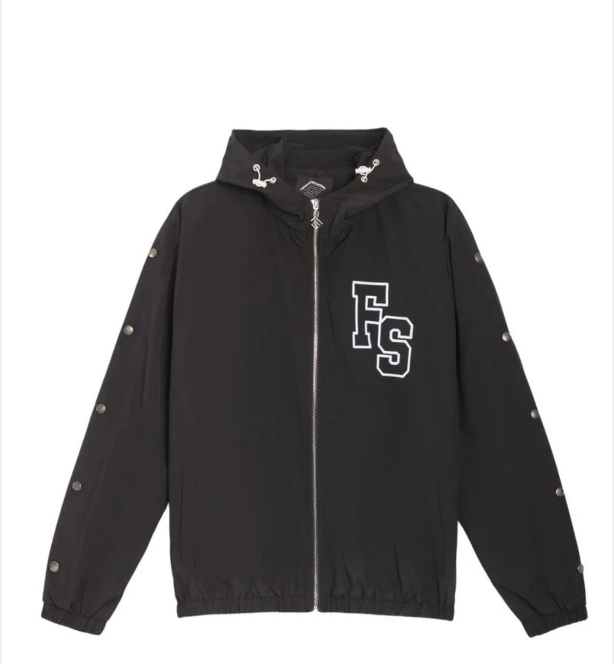 FOREVER SITUATED NYLON TRACK JACKET