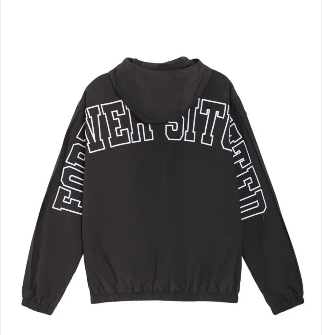 FOREVER SITUATED NYLON TRACK JACKET