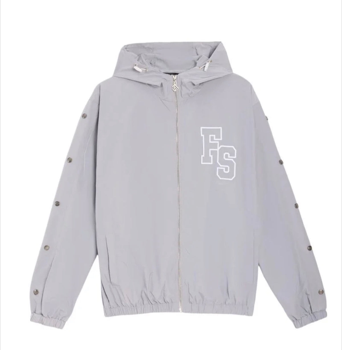 FOREVER SITUATED NYLON TRACK JACKET