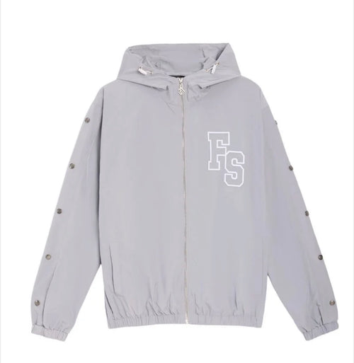FOREVER SITUATED NYLON TRACK JACKET