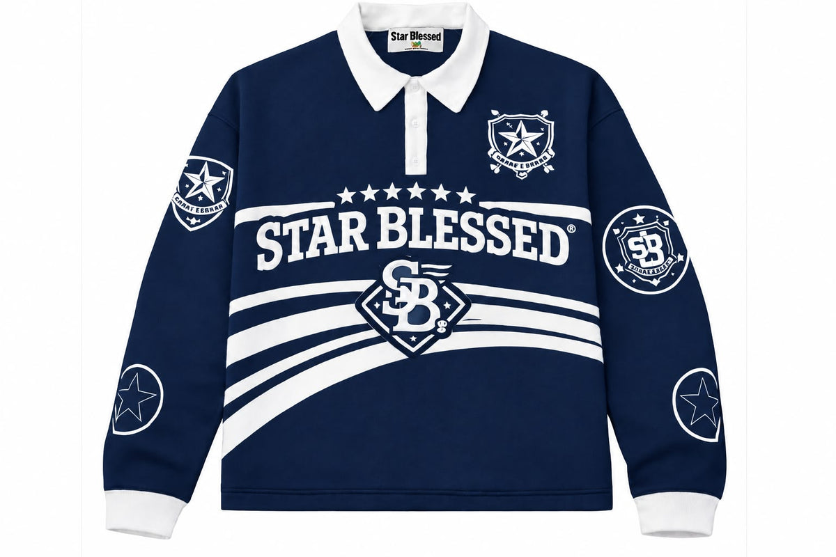 STAR BLESSED Long Sleeve - BLUE