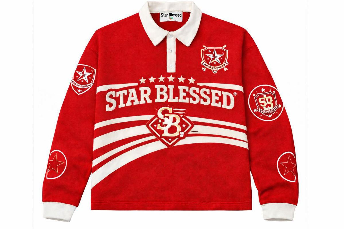 STAR BLESSED Long Sleeve - RED