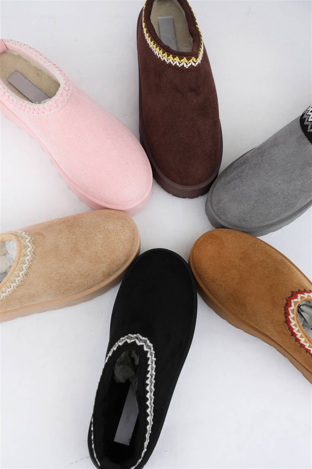 SOLID-10 SLIP ON UGG INSPIRED PLATFORM SLIPPER