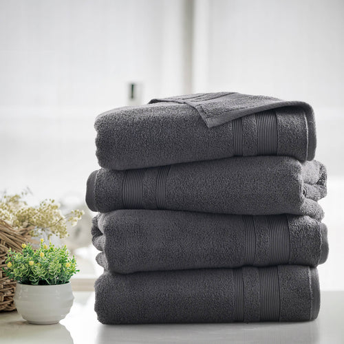 Kathy Ireland Zero Twist 100% Cotton Plush Bath Towels