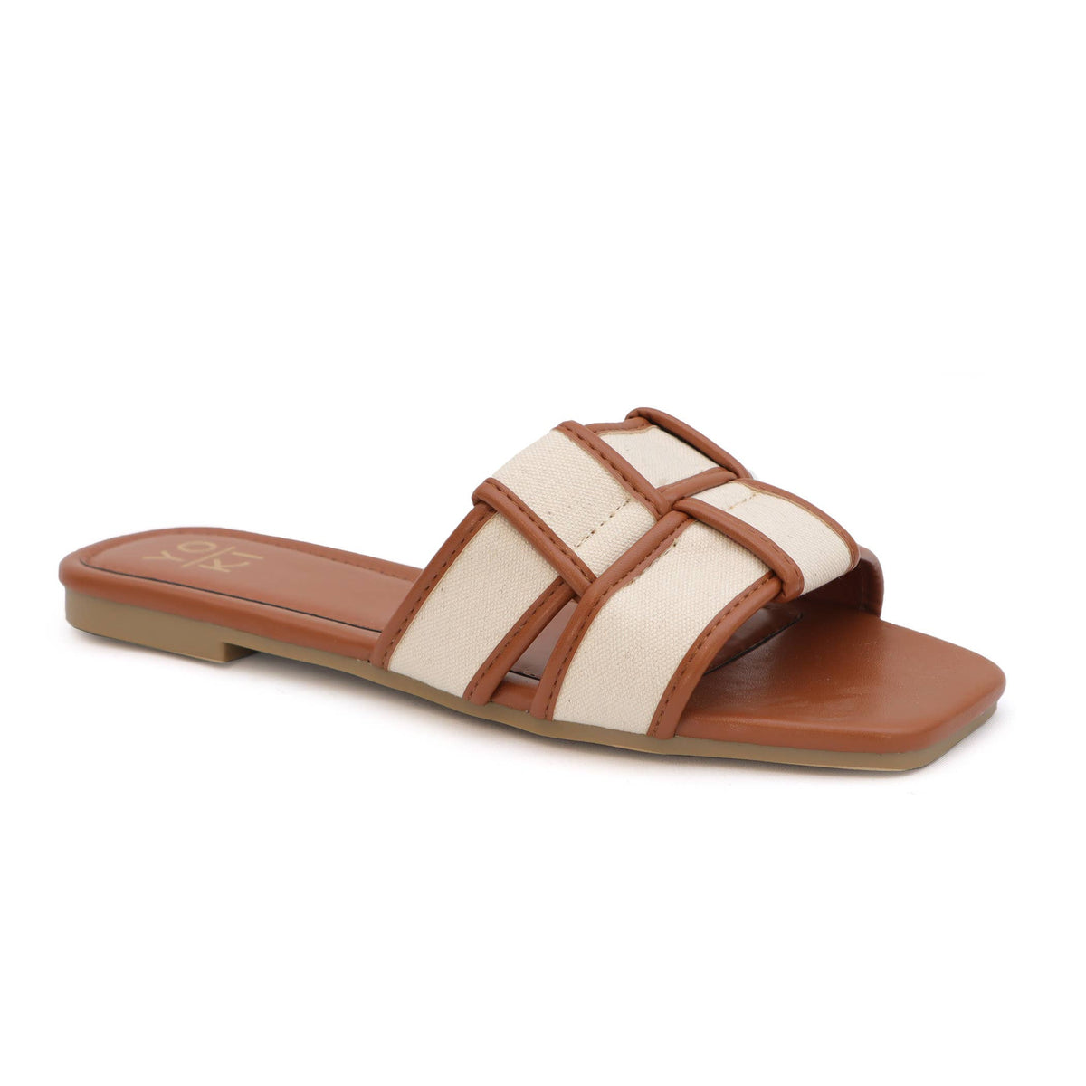 FIRE SALE YOKI Women's Woven Flat Open Toe Sandals