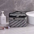 Large Waterproof Letter Print Makeup Bag