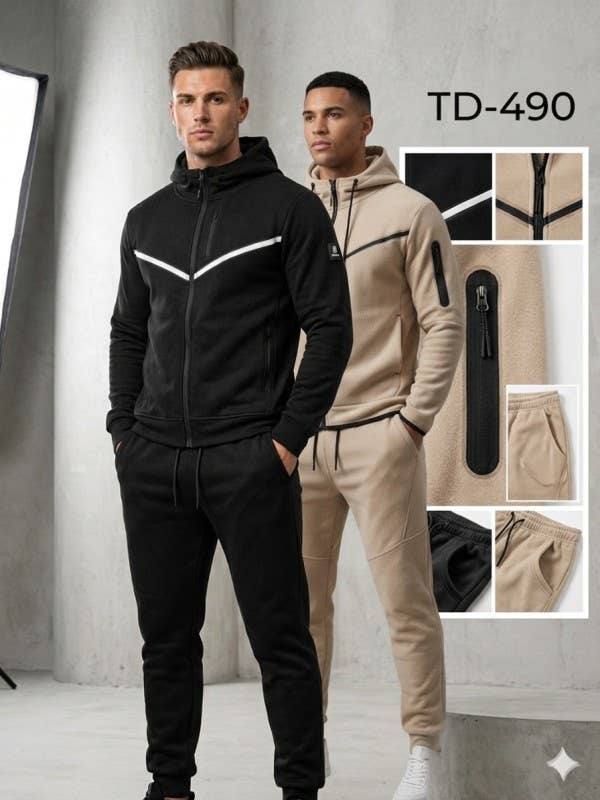 Men 2 Piece Hoodie Set 7
