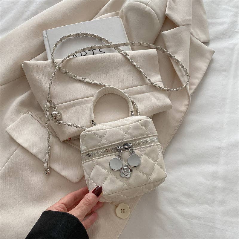 Cleo Brooke Chain-Strap Mini Crossbody Bag