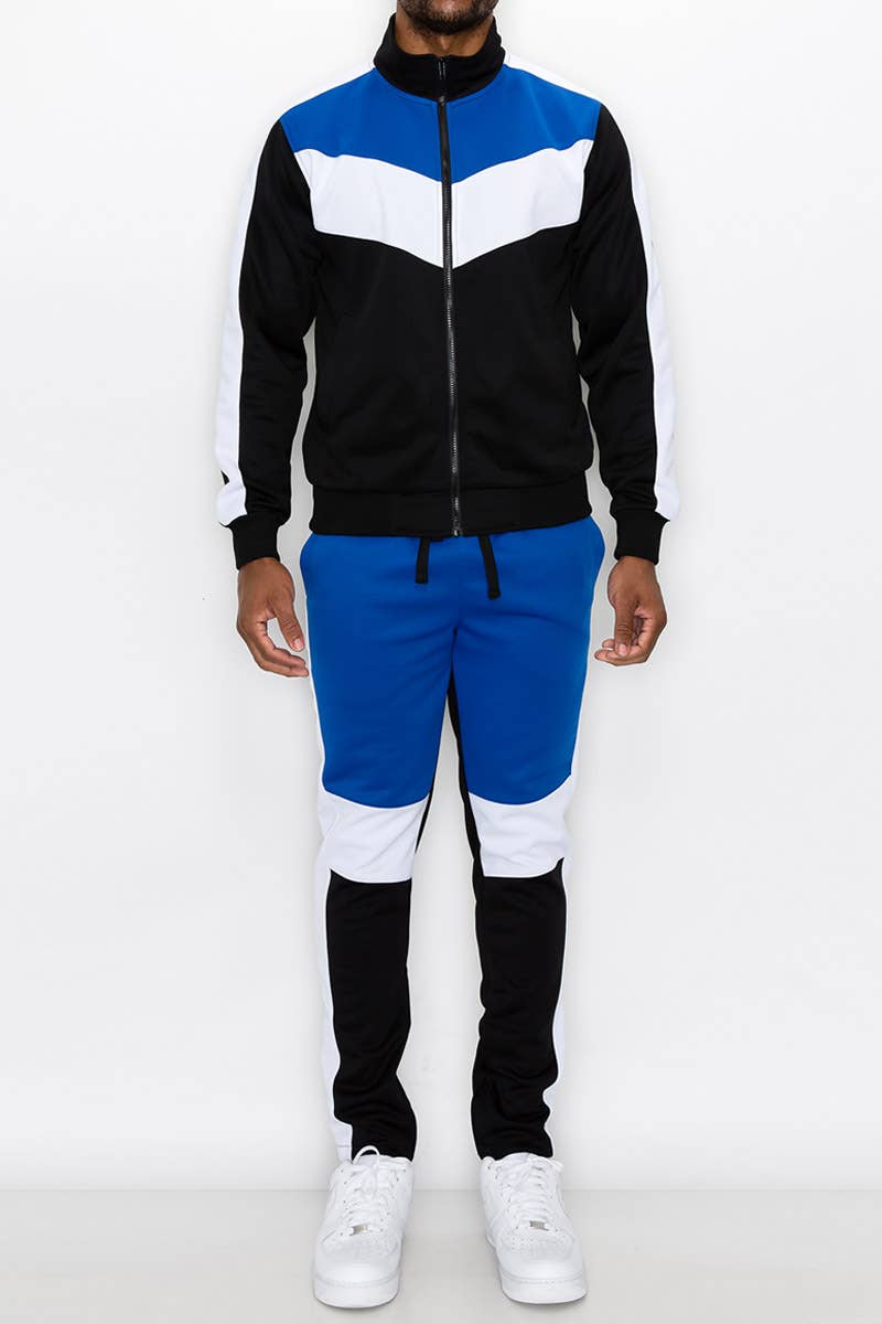 ST553 Color Block Track Suit (Prepack)