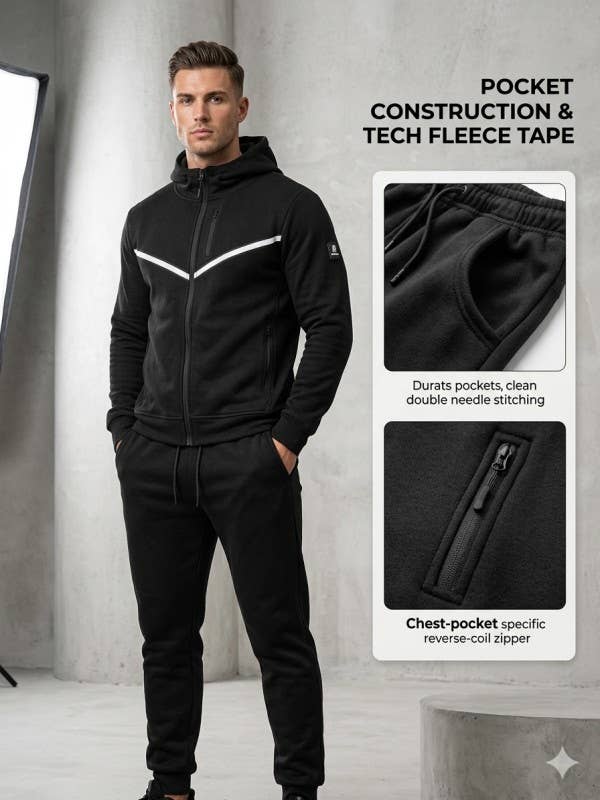 Men 2 Piece Hoodie Set 7