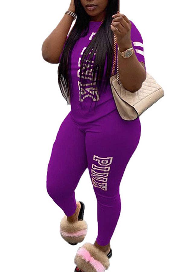 MB FASHON T SHIRT PANTS JOGGER SET  2 PCs Set 3597R