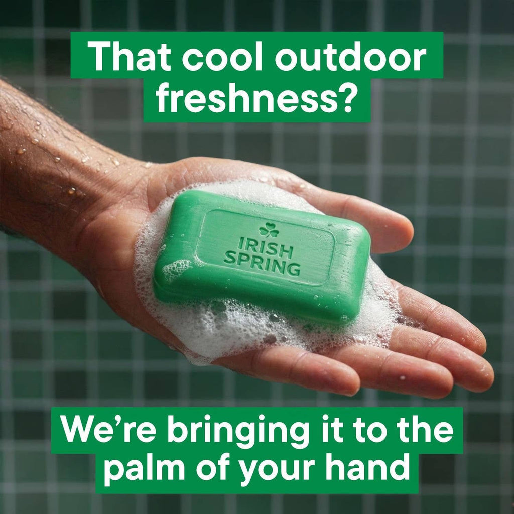 Irish Spring Bar Soap, Original Clean, 4 oz