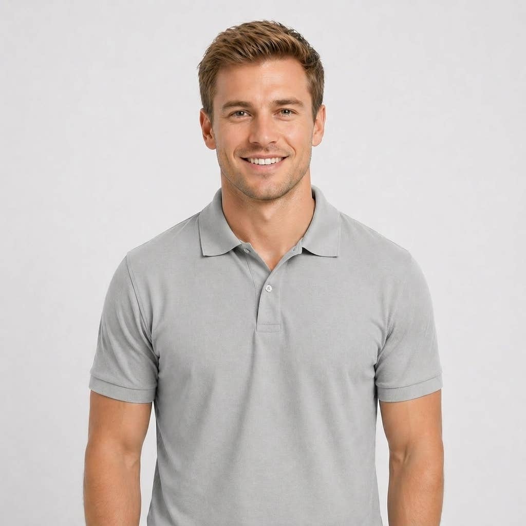 Men’s Premium Pique Cotton Polo Shirt – Breathable, Stylish