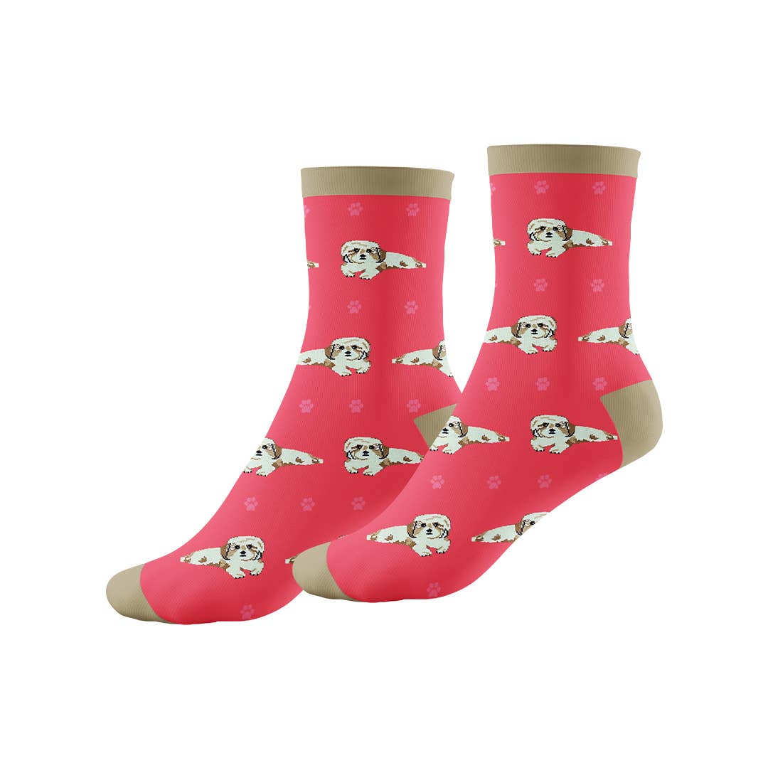 Pet Lovers Crew Unisex Socks - Novelty Socks - Dog Cat Socks